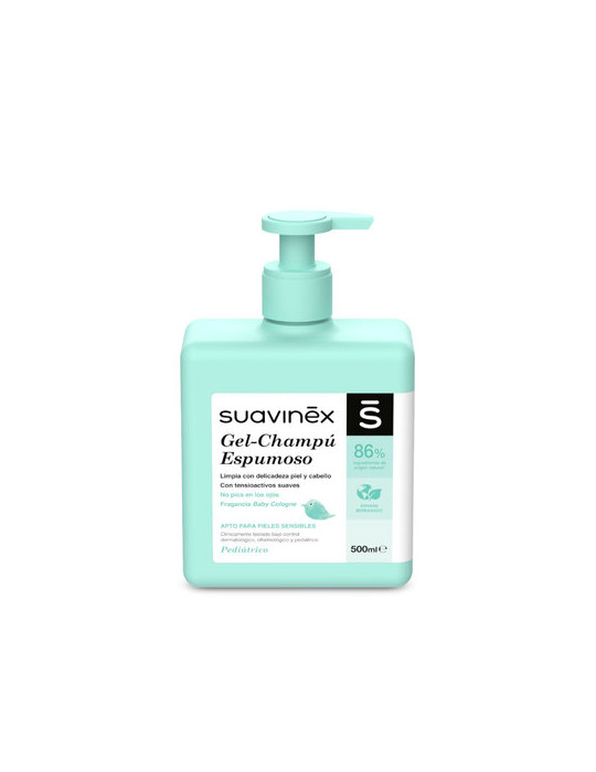 3329 SUAVINEX GEL CHAMPÚ ESPUMOSO 500ML