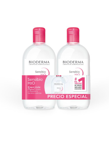 BIODERMA SENSIBIO PACK DUPLO SENSIBIO H2O 500ML