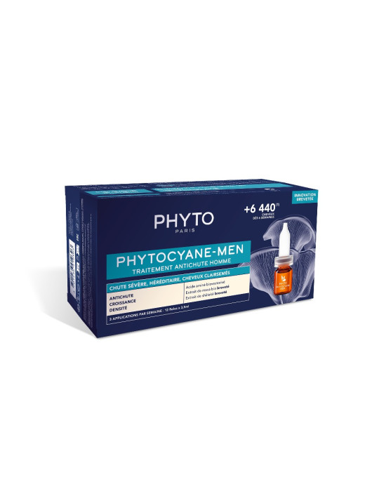 619 PHYTOCYANE MEN PROG 12X3.5ML